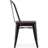 Chaise de salle à manger - Design Industriel - Bois et Acier - Stylix image 7