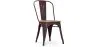Chaise de salle à manger - Design industriel - Bois et acier - Stylix image 7