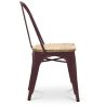 Chaise de salle à manger - Design industriel - Bois et acier - Stylix image 7
