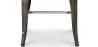 Tabouret de Bar - Design Industriel - Bois & Métal - 76cm - Stylix image 7