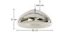  Lampe de Plafond - Suspension en Métal Chromé - 30 cm - Nullify image 7