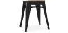 Tabouret Design Industriel - Bois & Métal - 45cm - Stylix image 7