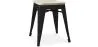 Tabouret Design Industriel - Bois & Métal - 45cm - Stylix image 7