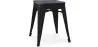 Tabouret Design Industriel - Bois & Acier - 46cm - Stylix image 7