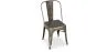 Chaise de salle à manger en acier - Design industriel - Nouvelle édition - Stylix image 7