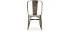Chaise de salle à manger en acier - Design industriel - Nouvelle édition - Stylix image 7