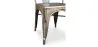 Chaise de salle à manger en acier - Design industriel - Nouvelle édition - Stylix image 7
