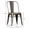 Chaise de salle à manger en acier - Design industriel - Nouvelle édition - Stylix image 7