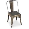 Chaise de salle à manger en acier - Design industriel - Nouvelle édition - Stylix image 7