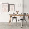 Chaise de salle à manger en acier - Design industriel - Nouvelle édition - Stylix image 7