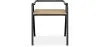 Chaise de salle à manger - Design industriel - Bois et métal - Achak image 7