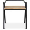 Chaise de salle à manger - Design industriel - Bois et métal - Achak image 7
