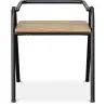Chaise de salle à manger - Design industriel - Bois et métal - Achak image 7
