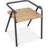 Chaise de salle à manger - Design industriel - Bois et métal - Achak image 7