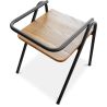 Chaise de salle à manger - Design industriel - Bois et métal - Achak image 7
