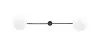 Lampe de plafond à boules en verre - Lampe suspendue à 2 bras - Josephine image 7