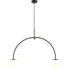 Lampe de plafond à boules en verre - Lampe suspendue à 2 bras - Josephine image 7
