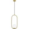 Lampe de plafond globe - Suspension dorée - Ruby image 7