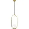 Lampe de plafond globe - Suspension dorée - Ruby image 7