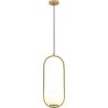 Lampe de plafond globe - Suspension dorée - Ruby image 7