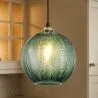 Lampe de plafond au design vintage - Suspension en forme de boule verte - Viola image 7