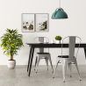 Chaise en acier de salle à manger - Design industriel - Nouvelle édition - Stylix image 7