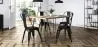 Chaise en acier de salle à manger - Design industriel - Stylix image 7