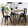 Chaise en acier de salle à manger - Design industriel - Stylix image 7