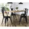 Chaise en acier de salle à manger - Design industriel - Stylix image 7