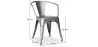 Chaise de salle à manger avec accoudoirs - Acier - Nouvelle édition - Stylix image 7