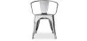 Chaise de salle à manger avec accoudoirs - Acier - Nouvelle édition - Stylix image 7