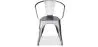 Chaise de salle à manger avec accoudoirs - Acier - Nouvelle édition - Stylix image 7