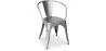 Chaise de salle à manger avec accoudoirs - Acier - Nouvelle édition - Stylix image 7