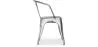 Chaise de salle à manger avec accoudoirs - Acier - Nouvelle édition - Stylix image 7