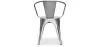 Chaise de salle à manger avec accoudoirs - Acier - Nouvelle édition - Stylix image 7