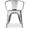 Chaise de salle à manger avec accoudoirs - Acier - Nouvelle édition - Stylix image 7