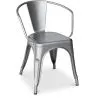 Chaise de salle à manger avec accoudoirs - Acier - Nouvelle édition - Stylix image 7