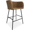 Tabouret en rotin avec accoudoirs - Boho Bali Design - Ishita image 7