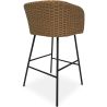 Tabouret en rotin avec accoudoirs - Boho Bali Design - Ishita image 7