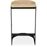 Tabouret Design Industriel - Bois et Métal - 60cm - Lia image 7