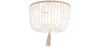 Lampe de plafond à boules en bois - Style Boho Bali Plafond - Kanda image 7
