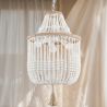 Lampe de plafond à boules en bois - Lampe suspendue de style boho Bali - Lawan image 7