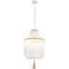 Lampe de plafond à boules en bois - Lampe suspendue de style boho Bali - Lawan image 7