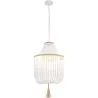 Lampe de plafond à boules en bois - Lampe suspendue de style boho Bali - Lawan image 7