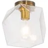 Lampe de plafond en cristal - Monture encastrée design rétro - Avo image 7