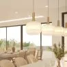 Lampe de plafond vintage - Suspension en cristal - Amelia image 7