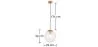  Lampe de plafond design sphérique - Lampe suspendue en cristal - Alvis image 7