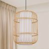 Lampe de plafond en bambou - Lampe suspendue au stile Boho Bali - Mane image 7