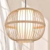 Lampe de plafond en bambou - Lampe suspendue de stile Boho Bali - Kaula image 7