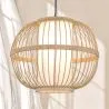 Lampe de plafond en bambou - Lampe suspendue de stile Boho Bali - Kaula image 7